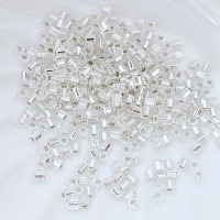 Граненный шестиугольный бисер Hexagon 11/0, №21 Crystal S/L, 4гр