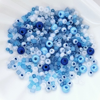 Бисер Микс Чешский Голубая Волна Preciosa Mix Blue Wave, 8 грамм