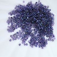 Бисер Toho Round 15/0, №181 Rainbow Crystal/Tanzanite-Lined, 4гр