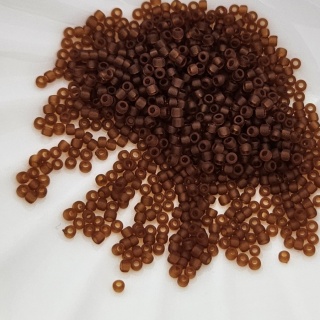 Японский Бисер Toho Round 15/0, №941F, Transparent-Frosted Umber, 4гр