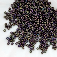 Бисер японский Тохо Toho Round 15/0, №85, Metallic Iris Purple, 4гр