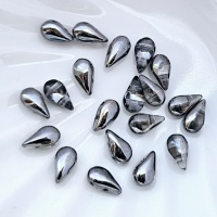 Бусины ДропДуо Кристалл Хром DropDuo 00030/27401 Crystal Chrome, 20шт