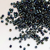 Цилиндрический бисер для плетения Миюки Делика Miyuki Delica 11/0 DB0002, Blue Iris, 3гр