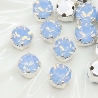 Шатон Светлый Сапфир опаловый Light Sapphire opal, 6мм, 1шт