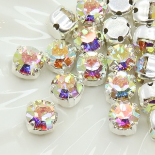 Шатон Чешский кристалл Crystal AВ, 6мм, 1шт