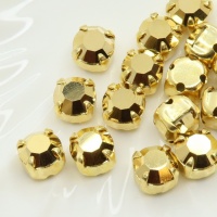 Шатон Прециоза золотой Aurum+gold, 6мм, 1шт