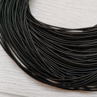 Канитель жёсткая, Black 1,0 мм
