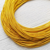 Канитель жёсткая, DarkGold  1,0 мм