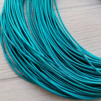 Канитель жёсткая, Aquamarine 1,0 мм