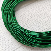 Канитель жёсткая,  DarkGreen 1,0 мм | Канитель Индия купить дёшево