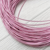 Канитель жёсткая, Pink, 1,0 мм | Канитель Индия купить дёшево