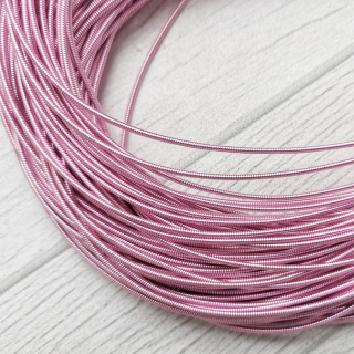 Канитель жёсткая, Pink, 1,25 мм | Канитель Индия купить дёшево