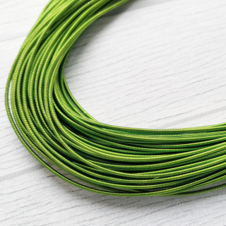 Канитель жёсткая, Green  1,25 мм | Канитель Индия купить дёшево