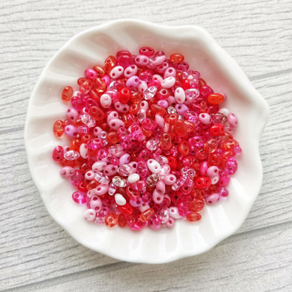 Бисер Twin Preciosa Jam Mix 2, размер 2,5 х 5,0 мм