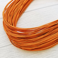 Канитель жёсткая, Orange 1,25 мм | Канитель Индия купить дёшево