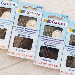 Иглы Gamma, 6шт, 50мм