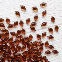Бусины GemDuo (Matubo) 10230, Dark Topaz